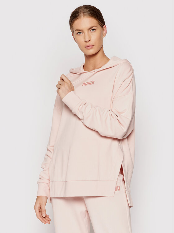 Puma Puma Bluza Tr 589519 Różowy Relaxed Fit
