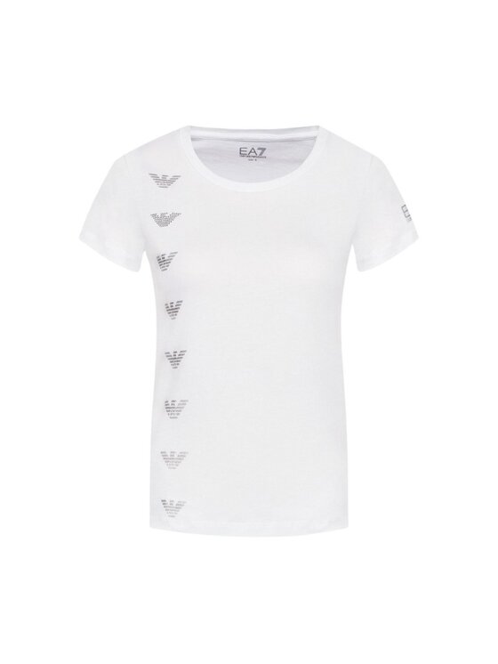 Emporio Armani Emporio Armani T-Shirt 3LTT12 TJFJZ 1100 Bílá Slim Fit