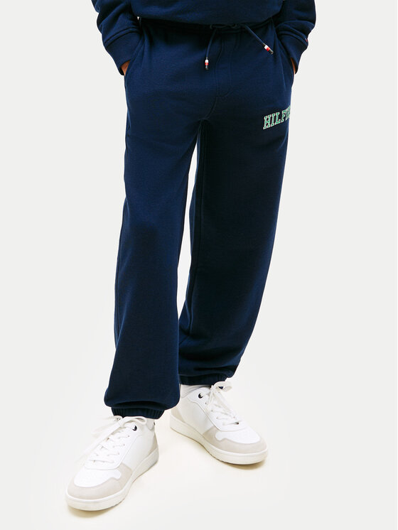 Tommy Hilfiger Pantaloni trening Terry KB0KB10254 Bleumarin Regular Fit