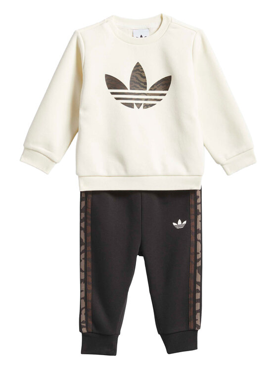 adidas adidas Tepláková súprava KD5824 Béžová Loose Fit