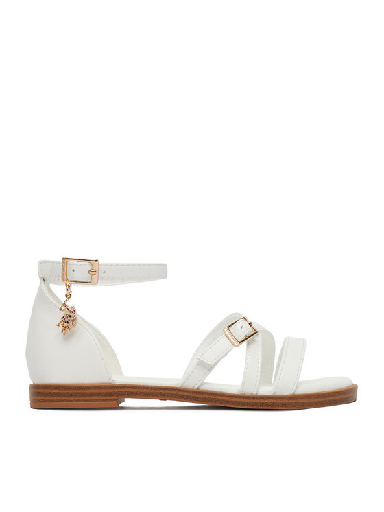 U.S. Polo Assn. U.S. Polo Assn. Sandaalid EO-ANGE001K/6Y1 Valge