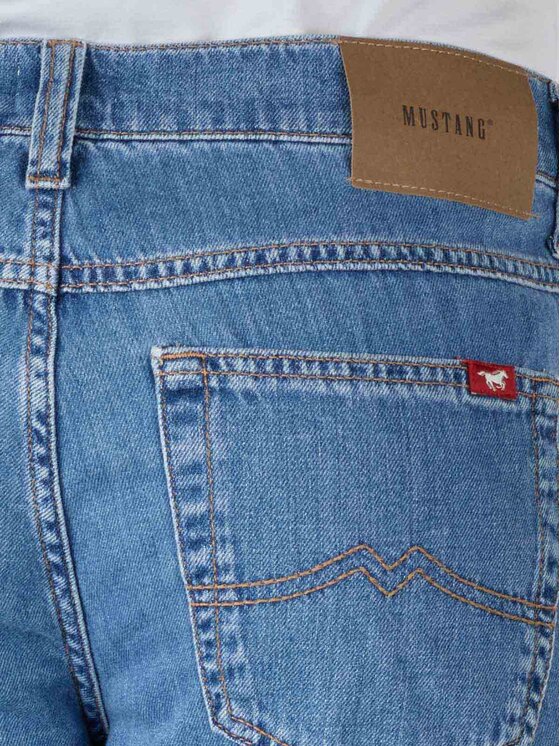 Mustang Mustang Jeansy TRAMPER STRAIGHT Niebieski Straight Fit