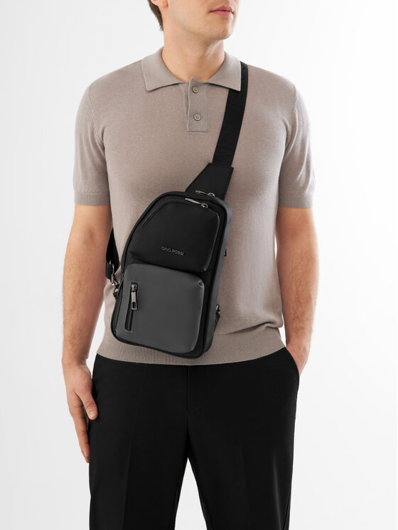 GINO ROSSI Gino Rossi Мъжка чантичка GIN-E-001-05 Черен