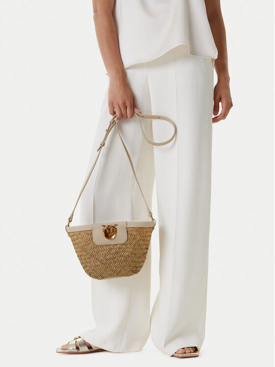 PINKO PINKO Torbica Love Summer Bucket PE 25 PLTT 103325 A1RL Bež