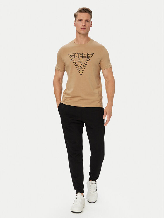 Guess Guess T-Shirt Z6YI20 K5016 Béžová Regular Fit