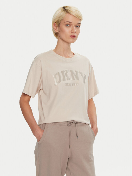 DKNY Sport T-krekls DP4T9812 Écru Regular Fit