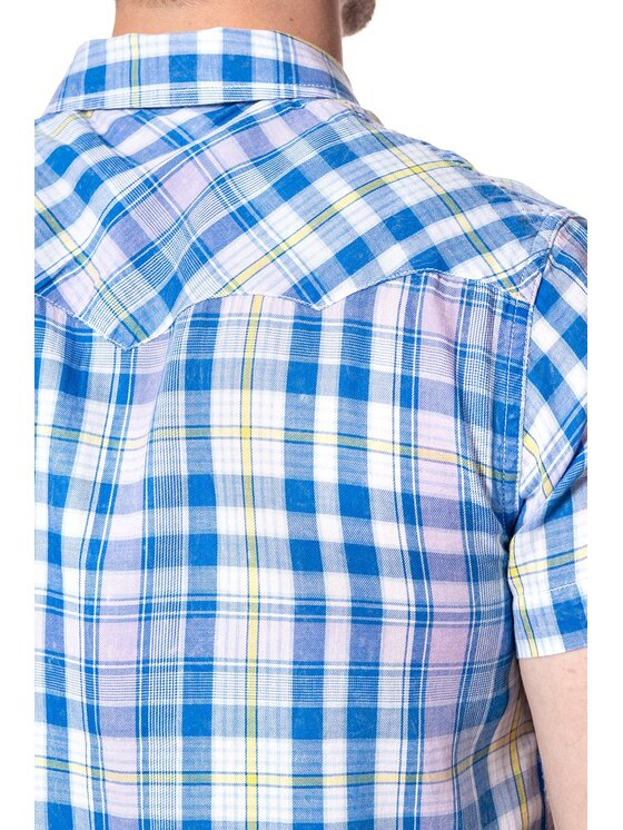 Wrangler Wrangler Camicia SS WESTERN SHIRT Bianco Regular Fit