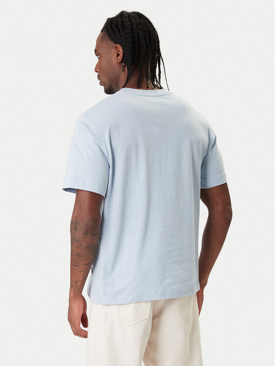 Jack & Jones Jack & Jones Tričko Norrebro Emb 12282892 Modrá Regular Fit