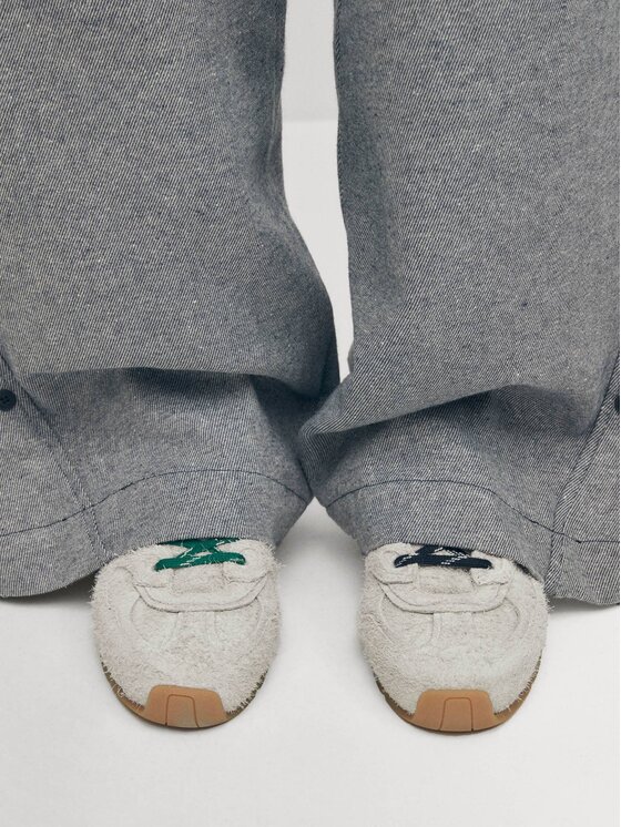 スニーカー ALOHAS SNEAKERS LIGHT GREY ALOHAS Sneakersy Tb.56 Suede Fuzzy Light Grey Leather