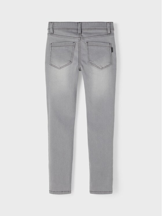 NAME IT NAME IT Jeansy 13190372 Szary Slim Fit