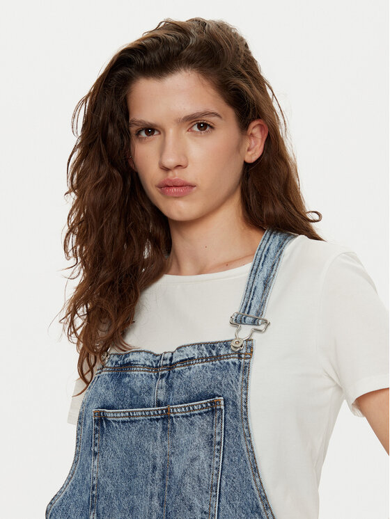 Mustang Mustang Jeans kombinezon Olympia 1015583 Plava Loose Fit