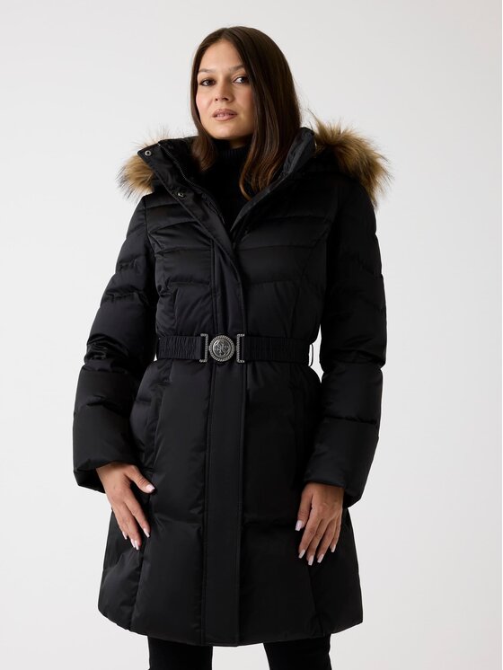Guess Guess Prehodna jakna 179258 Črna Classic Fit