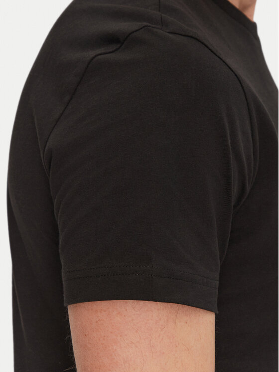 Calvin Klein Calvin Klein T-Shirt Editorial Logo K10K114172 Černá Regular Fit