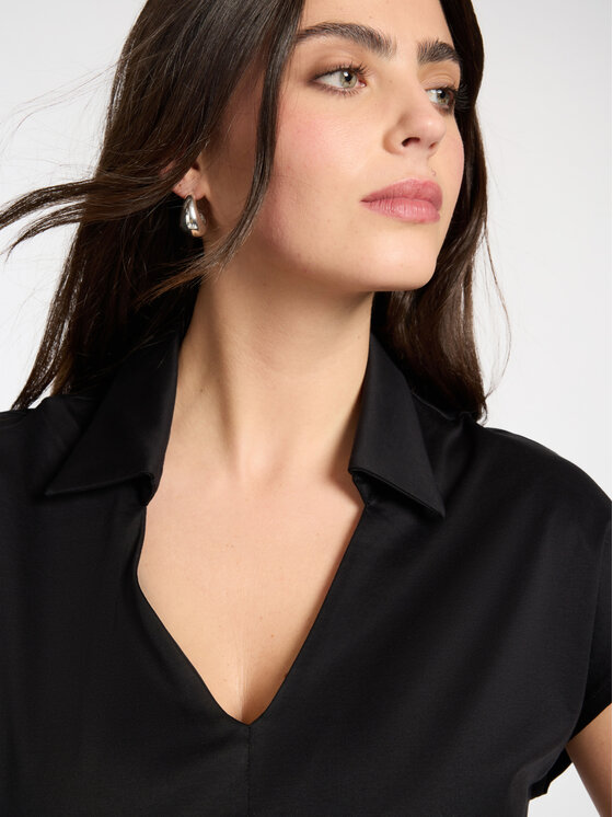 Elena Mirò Elena Mirò T-Shirt G094Z000615N033 Czarny Regular Fit