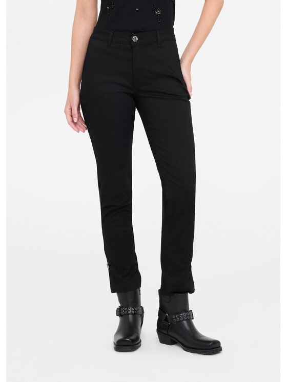 Liu Jo Liu Jo Spodnie materiałowe MF5401T714422222 Czarny Slim Fit