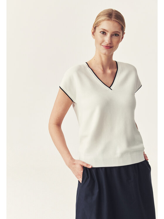 TATUUM TATUUM Blúzka ONEZ Biela Classic Fit