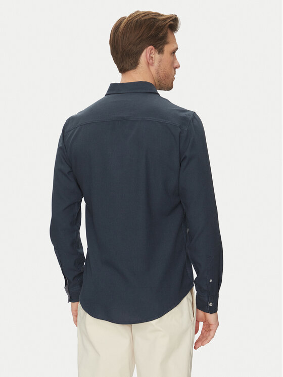 Blend Blend Hemd 20717859 Dunkelblau Regular Fit