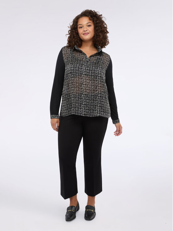 Fiorella Rubino Fiorella Rubino T-shirt G02FL008841N0Z3 Nero Regular Fit