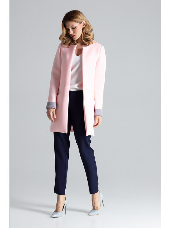 FIGL FIGLFIGL Cappotto M366 Rosa Regular Fit