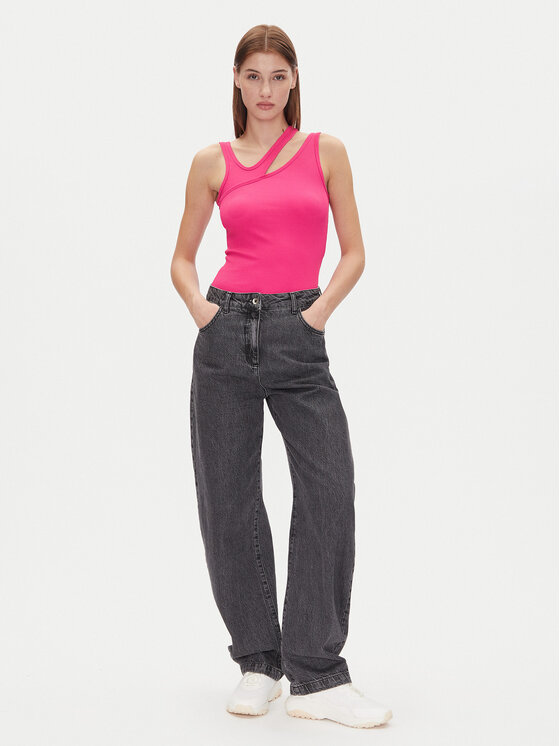 HUGO HUGO Top Datruss 50537044 Ružičasta Slim Fit