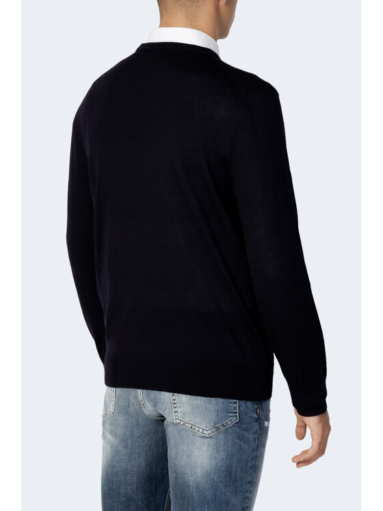 Armani Exchange Armani Exchange Sweter 8NZM3A ZM8AZ Niebieski Regular Fit