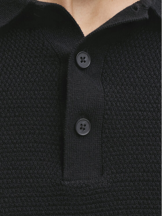 Jack & Jones Jack & Jones Svetr George 12268281 Černá Relaxed Fit