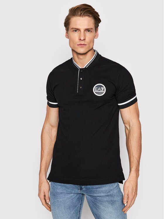 Ea7 Emporio Armani Polokošile 3lpf18 Pj4mz 1200 Černá Regular Fit