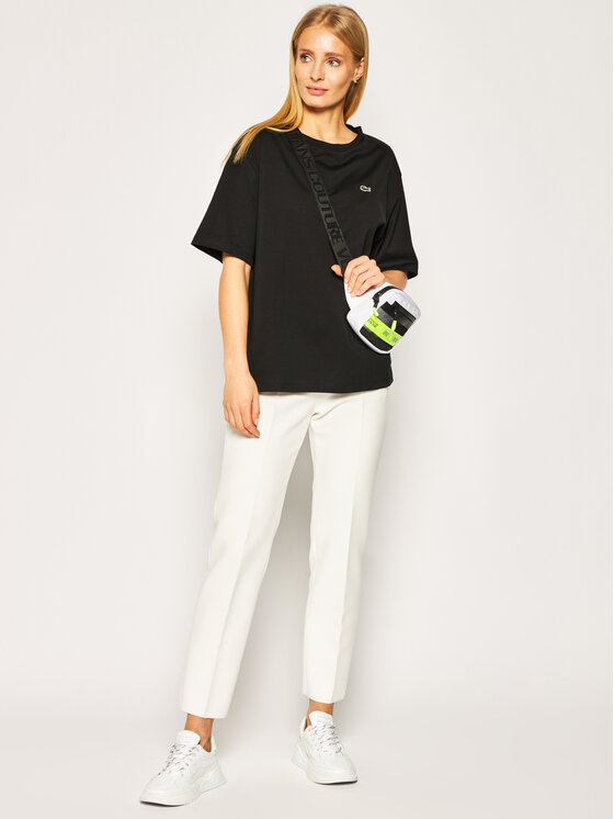 Lacoste Lacoste T-shirt TF5441 Nero Boy Fit