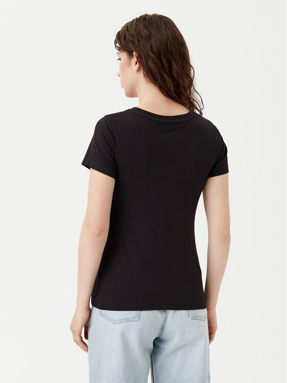 Calvin Klein Jeans Calvin Klein Jeans T-Shirt Rood J20J213716 Schwarz Regular Fit