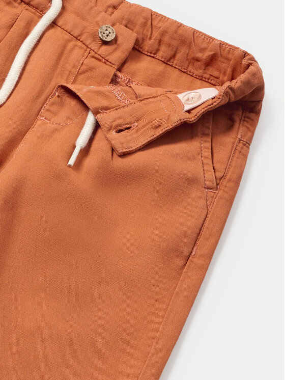 Mayoral Mayoral Chinosy 01541 Pomarańczowy Slim Fit