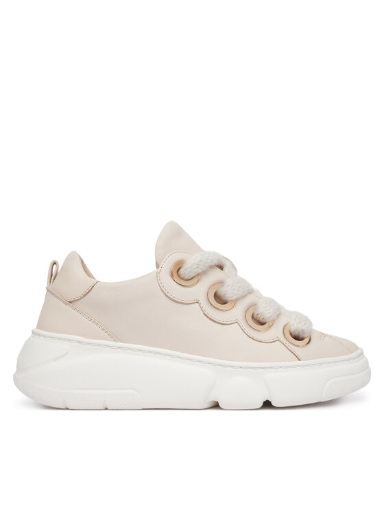 AGL AGL Sneakersy Soft Bubble D938055PGS Krémová