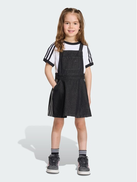 adidas adidas Sukienka jeansowa 168987 Czarny Regular Fit