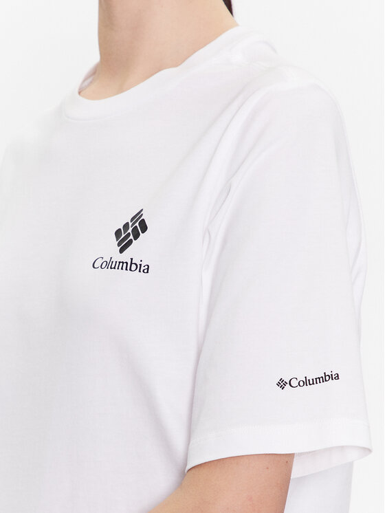 T-shirt North Casades 1992085 Bianco Relaxed Fit