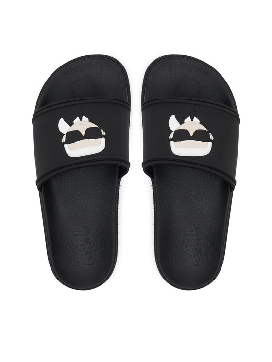 KARL LAGERFELD KARL LAGERFELD Klapki Kondo Tred KL80970N Czarny