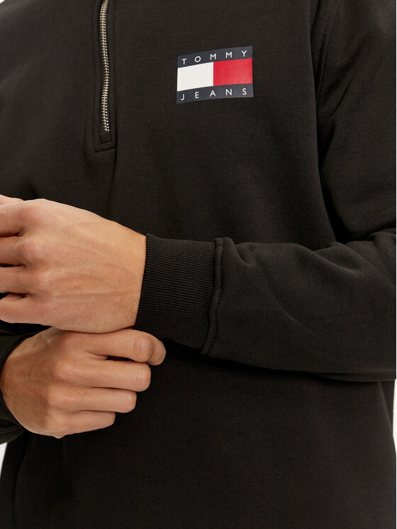 Tommy Jeans Tommy Jeans Džemperis Entry DM0DM20592 Juoda Regular Fit