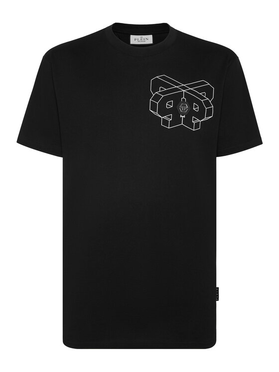 PHILIPP PLEIN PHILIPP PLEIN T-Shirt 15483 Czarny Regular Fit