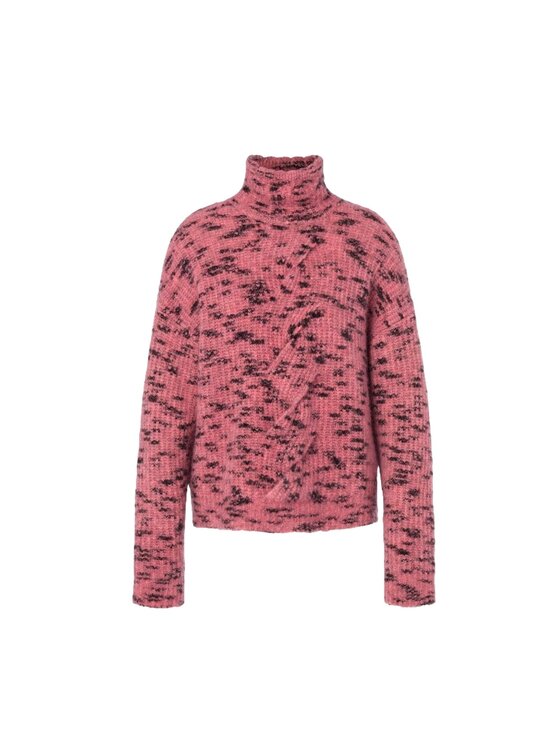 MOSCHINO MOSCHINO Sweter 9579742888271 Różowy Regular Fit