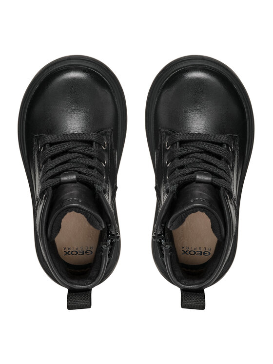 Geox Geox Ботуши B Kiddartah Girl B465YA 085EW C9999 S Черен