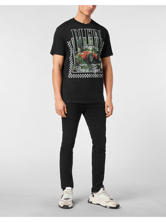 PHILIPP PLEIN PHILIPP PLEIN T-Shirt 23589 Czarny Regular Fit
