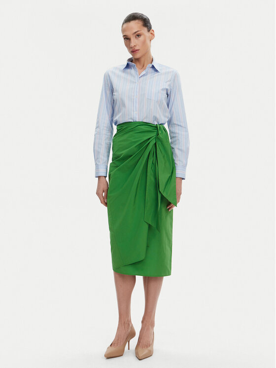 Weekend Max Mara Weekend Max Mara Midi krilo Nareste 2515101042 Zelena Regular Fit