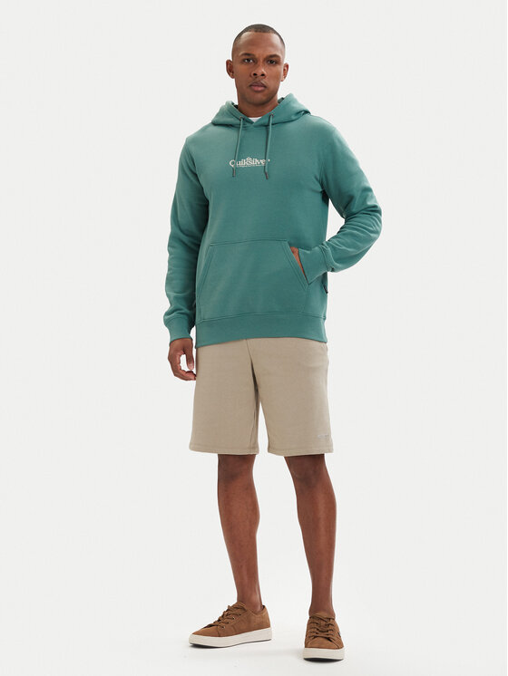 Quiksilver Quiksilver Džemperis ar kapuci EQYFT05136 Zaļš Regular Fit