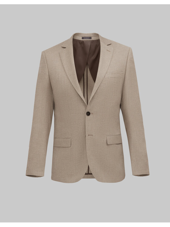 Borgio Borgio Marynarka platania Khaki Slim Fit