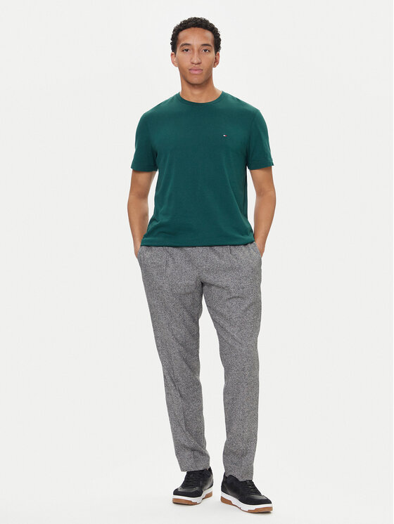 Tommy Hilfiger Tommy Hilfiger T-särk Ess Seasonal MW0MW39995 Roheline Regular Fit