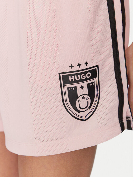 HUGO HUGO Medžiaginiai šortai 50537439 Rožinė Regular Fit