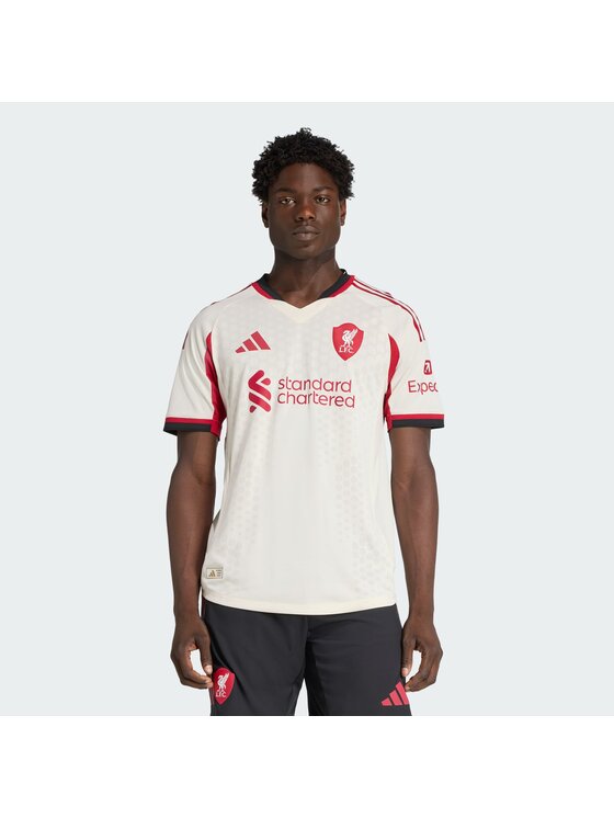 adidas adidas Koszulka techniczna Liverpool Biały Slim Fit