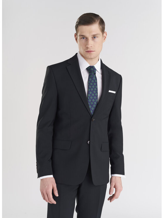 Pako Lorente Pako Lorente Marynarka P24SP-3G-024 Czarny Slim Fit