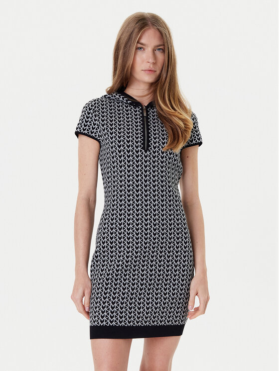 MICHAEL Michael Kors MICHAEL Michael Kors Rochie tricotată MT5834LHQG Gri Regular Fit