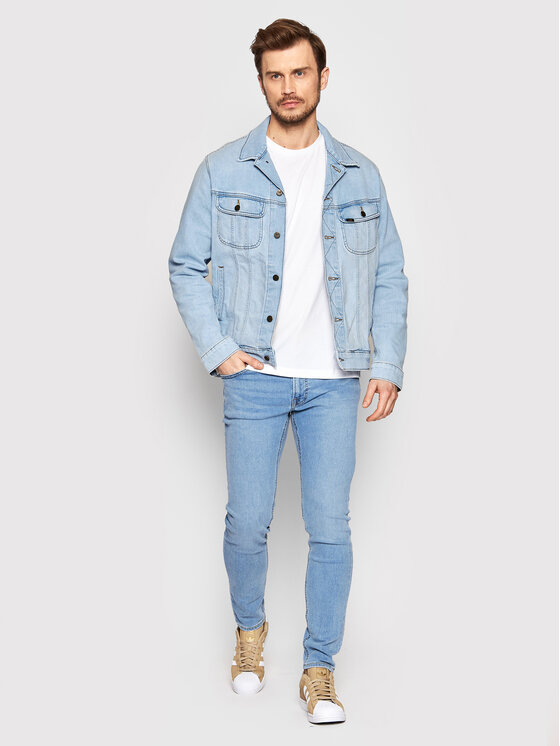 Lee Lee Giacca di jeans Rider L89ZOWJU 112145653 Blu Regular Fit