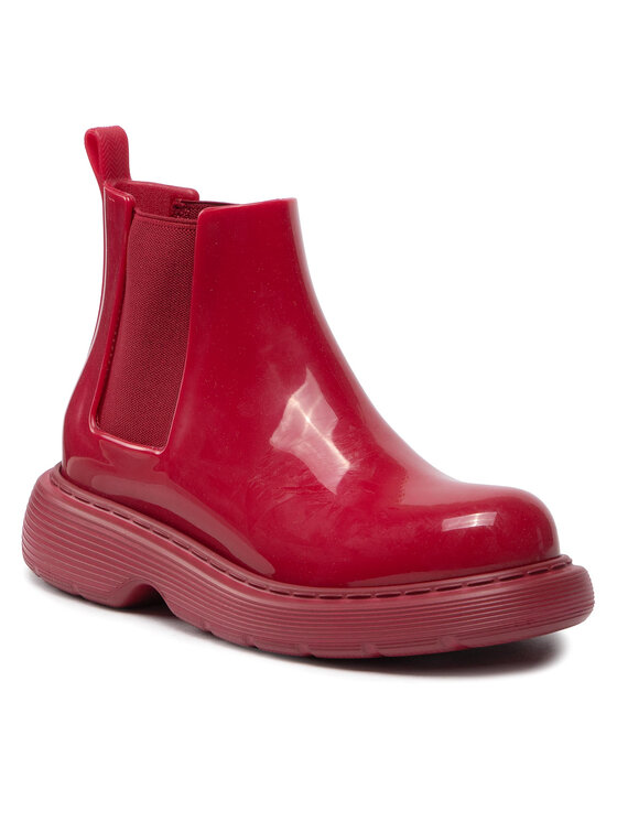 Melissa Cizme de cauciuc Step Boot Ad 33586 Roșu La Reducere si Transport Gratuit Biker boots 2023-11-24 3