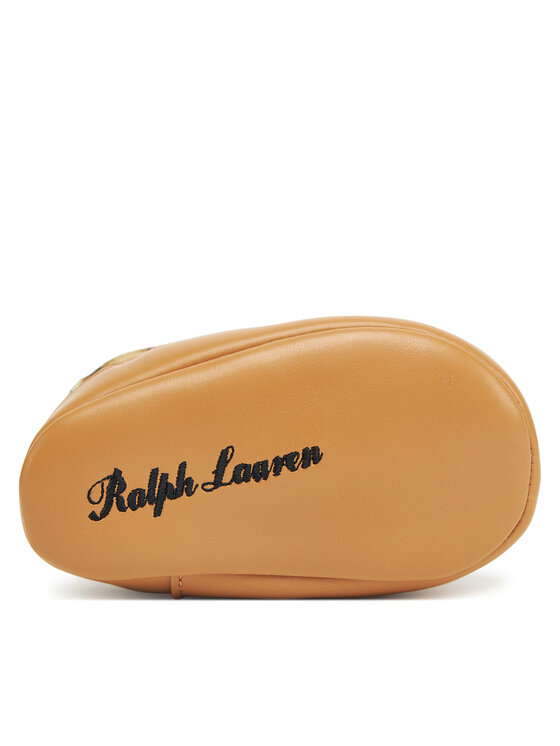 Polo Ralph Lauren Polo Ralph Lauren Pantofiori pentru bebeluși Heritage Court III T-Toe RL03388256 Maro